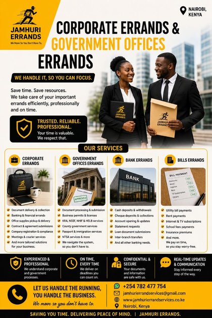 Corporate Errands and Government Offices brochure