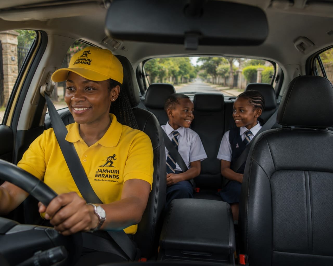 Kids drop-off in action