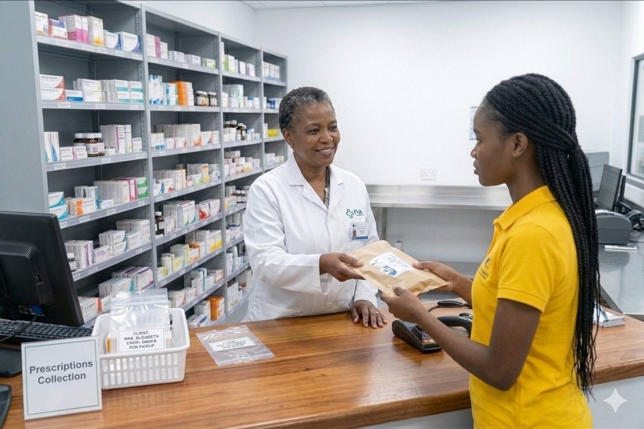 Hospital and pharmacy errands in action